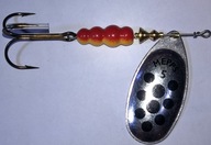 Odstredivka Mepps Aglia Decor. č. 5, 13g strieborná.čierna.kr Odstredivka Mepps Aglia Decor. č. 5, 13g strieborná.čierna.kr