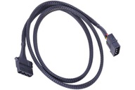 Phobya MOLEX predlžovací kábel 4pin 90cm čierny Phobya MOLEX predlžovací kábel 4pin 90cm čierny