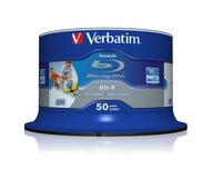 VERBATIM BD-R BLU-RAY 25GB 6x Potlačiteľné 50ks!!!!