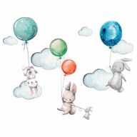 Samolepky na stenu BUNTS, CLOUDS, BALOONS pre deti Samolepky na stenu BUNTS, CLOUDS, BALOONS pre deti