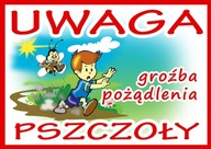 Výstražná tabuľa včiel - vzor F210 Výstražná tabuľa včiel - vzor F210