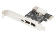 Firewire karta (400) PCI 2xExt 1xExtMini IEEE1394a
