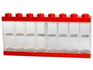 Vitrína pre 16 minifigúrok LEGO Classic Red