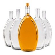 5x ELIPSA fľaša 700 ml s korkom na vínne tinktúry 5x ELIPSA fľaša 700 ml s korkom na vínne tinktúry