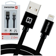 SWISSTEN USB / Lightning nabíjací kábel 2m 3A