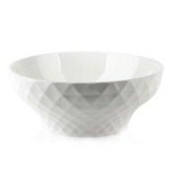 Biela porcelánová miska Diamond 700ml 17,5x12,5cm