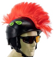 ČERVENÁ DEKORATÍVNA NÁLEPKA MOhawk NA UNISEX MOTOCYKLOVÚ PRILBU ČERVENÁ DEKORATÍVNA NÁLEPKA MOhawk NA UNISEX MOTOCYKLOVÚ PRILBU