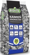 Biovita GRYS BLACK BASALT 15-22mm 20kg dekoračný kameň do záhrady