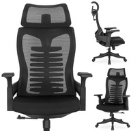 CARET Ergonomická otočná kancelárska stolička čierna
