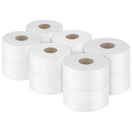 12 x BIELY CELULÓZOVÝ TOALETNÝ PAPIER 2W 100m JUMBO