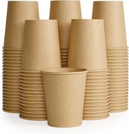 ekologické papierové poháre kraft 250ml - 100 ks.
