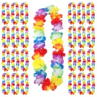 Havajský náhrdelník Flowers Farebná sliepka narodeninová párty 90cm 25 kusov Havajský náhrdelník Flowers Farebná sliepka narodeninová párty 90cm 25 kusov