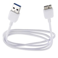 KÁBEL PRE USB 3.0 - MICRO USB 3.0 Biely 0,5M