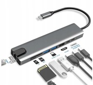 ADAPTÉR 9v1 HUB USB-C HDMI 4K LAN MACBOOK PRO AIR ADAPTÉR 9v1 HUB USB-C HDMI 4K LAN MACBOOK PRO AIR