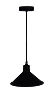 Závesná lampa čierny loftový luster