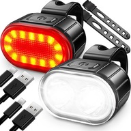 BIKE LAMPA PREDNÉ ZADNÉ SVETLO NA RIADITEĽKÁCH BIKE LAMPA PREDNÉ ZADNÉ SVETLO NA RIADITEĽKÁCH