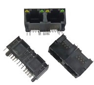 ZÁSUVKA 2x RJ45 8p8c Amphenol ZÁSUVKA 2x RJ45 8p8c Amphenol