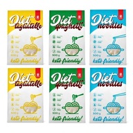 6x Cheat Meal Konjac cestoviny 6x 400g MIX 7 kcal KETO DIÉTA 6x Cheat Meal Konjac cestoviny 6x 400g MIX 7 kcal KETO DIÉTA
