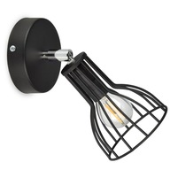 Nástenná lampa Nástenná lampa Čierna bodová lampa E14 LED