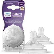 AVENT NATURAL RESPONSE FĽAŠOVÝ CUVNÍK 2ks 3m+ AVENT NATURAL RESPONSE FĽAŠOVÝ CUVNÍK 2ks 3m+