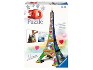 3D puzzle RAVENSBURGER Eiffelova veža Love Edition 3D puzzle RAVENSBURGER Eiffelova veža Love Edition