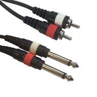 AC-2R-2J6M/1,5 RCA 2x mono 6,3 Jack 1,5 m AC-2R-2J6M/1,5 RCA 2x mono 6,3 Jack 1,5 m