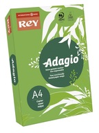 Farebný kancelársky kopírovací papier Rey Adagio A4 80g 500 listov tmavozelený 52