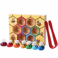 Hra HONEYCOMB Bees Manuálna logická hračka Bees Montessori