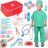 MALÝ LEKÁR SET, DREVENÉ DOPLNKY DOKTOR BOX MALÝ LEKÁR SET, DREVENÉ DOPLNKY DOKTOR BOX