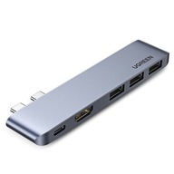 UGREEN HUB 2x USB-C - 3x USB 3.0, USB-C PD, HDMI