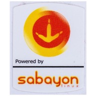 Samolepka Powered by Sabayon 19 x 24 mm Samolepka Powered by Sabayon 19 x 24 mm