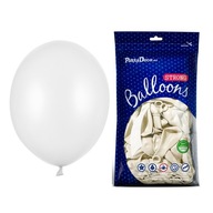 BIELE KOVOVÉ BALÓNY SVADOBNÝ KRST 27cm 50 ks BIELE KOVOVÉ BALÓNY SVADOBNÝ KRST 27cm 50 ks