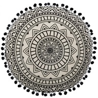 Vankúš BOHO so strapcami, ozdobná MANDALA, 40 cm Vankúš BOHO so strapcami, ozdobná MANDALA, 40 cm