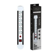 PREdlžovací kábel SCHUKO POWER STRIP 5m 6 ZÁSUV PREdlžovací kábel SCHUKO POWER STRIP 5m 6 ZÁSUV