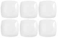 CHODZIEŻ AKCENT 0001 6 X JEDÁLNY TANIER 25,5 CM BIELE ŠTVOR. CHODZIEŻ AKCENT 0001 6 X JEDÁLNY TANIER 25,5 CM BIELE ŠTVOR.