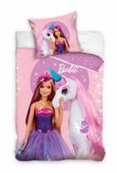 Dievčenské obliečky 160x200 BARBIE A JEDNOROŽEC Dievčenské obliečky 160x200 BARBIE A JEDNOROŽEC