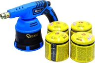 LUTAMPA Horák plynová spájkovacia lampa G20077 + 4 ks plynov LUTAMPA Horák plynová spájkovacia lampa G20077 + 4 ks plynov