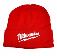 Originálna červená pracovná zimná čiapka Milwaukee