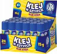 24 x ASTRA ŠKOLSKÉ LEPIDLO 15G do školy, umývateľné 24 x ASTRA ŠKOLSKÉ LEPIDLO 15G do školy, umývateľné