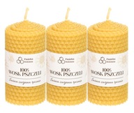 3x sviečka z včelieho vosku 8/5 cm 3x sviečka z včelieho vosku 8/5 cm