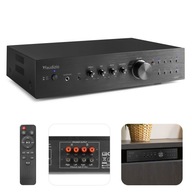 4-kanálový zosilňovač 4x100W HiFi BT Audizio čierny