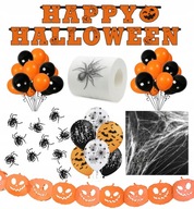 Sada dekorácií dekorácie balóniky sieťky na Halloween Sada dekorácií dekorácie balóniky sieťky na Halloween