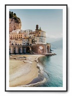 Plagát r 40x50 cm Amalfi Taliansko Taliansko Krajina Wa Plagát r 40x50 cm Amalfi Taliansko Taliansko Krajina Wa