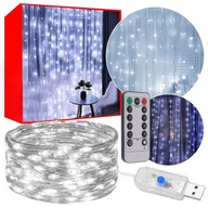 Vodotesné 300LED osvetlenie na vianočný stromček na diaľkové ovládanie vonkajšieho osvetlenia cencúľ Vodotesné 300LED osvetlenie na vianočný stromček na diaľkové ovládanie vonkajšieho osvetlenia cencúľ