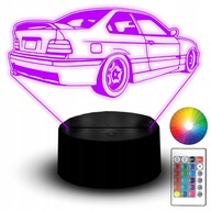 LED NOČNÁ LAMPA BMW E36 M3 KUPÉ MPOWER AUTO AUTO 3D NÁZOV PRE FANOUŠKA LED NOČNÁ LAMPA BMW E36 M3 KUPÉ MPOWER AUTO AUTO 3D NÁZOV PRE FANOUŠKA