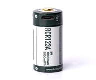 KP ICR16340-100PCM 1000mAh Li-ION m-USB 3.0V KP ICR16340-100PCM 1000mAh Li-ION m-USB 3.0V
