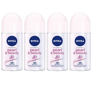 NIVEA PEARL & BEAUTY ANTIPERSPRIANT roll-on 50 ml x 4 NIVEA PEARL & BEAUTY ANTIPERSPRIANT roll-on 50 ml x 4