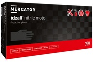 Nitrilové rukavice pre mechanikov IDEAL MOTO Dlhé silné rukavice 100ks L Nitrilové rukavice pre mechanikov IDEAL MOTO Dlhé silné rukavice 100ks L