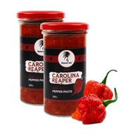 2x CAROLINA REAPER RED PASTE 245g Indická hor 2x CAROLINA REAPER RED PASTE 245g Indická hor
