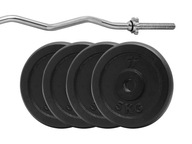 SET 26KG LIATINA HMOTNOST 29MM + ZLOMOVANY KRK